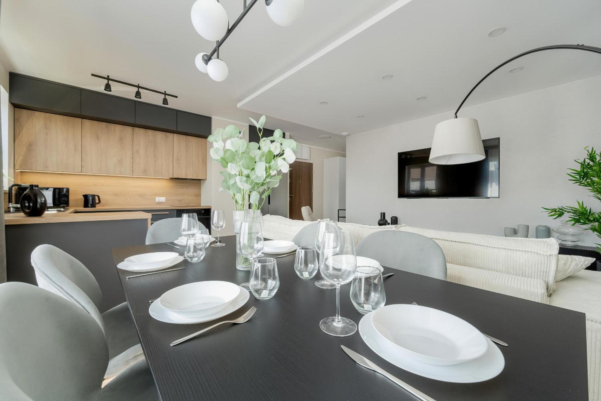 Piekny Apartament Wichrowa - 2 Sypialnie Free Garage Wroclaw By Noclegi Renters Ngoại thất bức ảnh